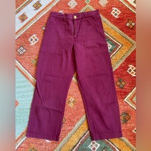 Big Bud Press - Work Pants - Cranberry Red - M